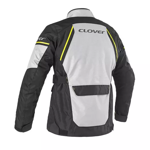 Clover Storm 4 Wp мотокуртка Grey Yellow Серый