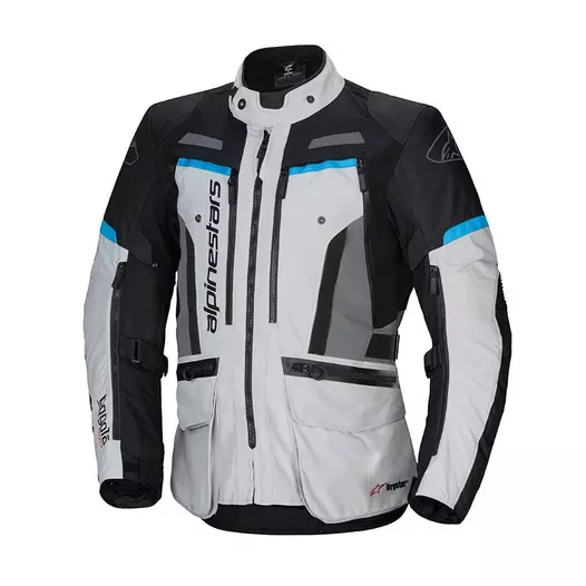 Alpinestars Bogota Pro Drystar мотокуртка Grey Cyan Серый (размер: s)