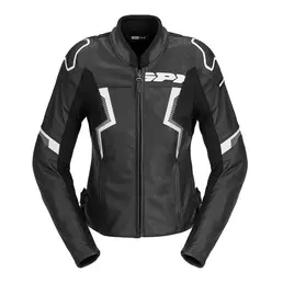 Spidi Evorider 3 Lady Leather мотокуртка Black White Белый (размер: 40)