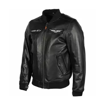 Helstons Helico Leather мотокуртка Black Черный