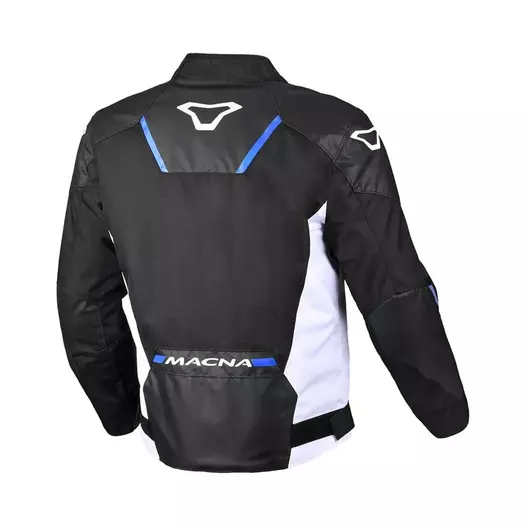 Macna Tazar 2.0 мотокуртка Black White Blue Синий