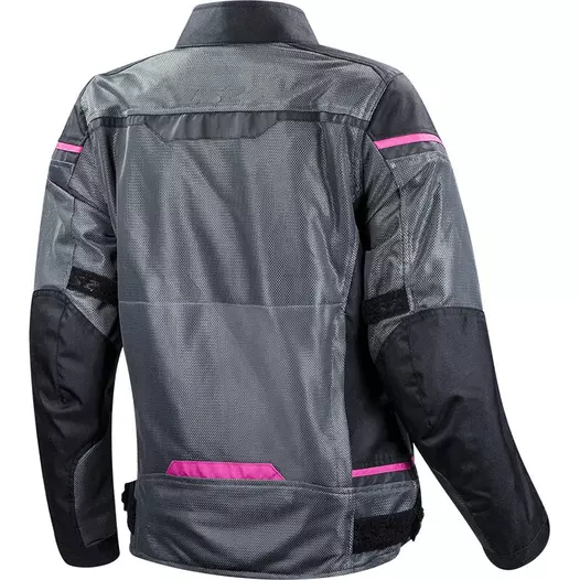 Ls2 Riva Lady мотокуртка Black Dark Grey Pink Серый