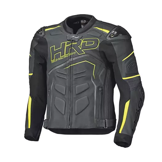 Held Safer 2 Leather мотокуртка Black Yellow Желтый (размер: 48)