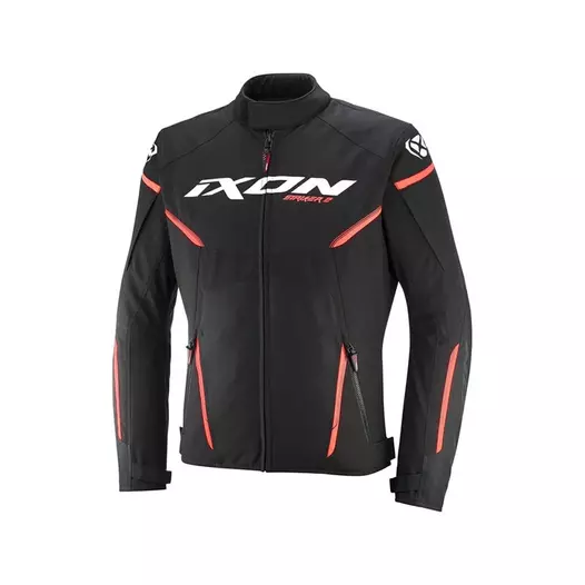 Ixon Striker 2 мотокуртка Black White Red Красный (размер: s)