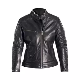 Helstons Laureen Leather мотокуртка Black Черный