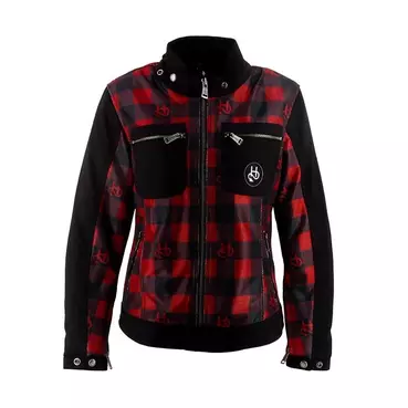 Helstons Genesis Air Canvas Lady мотокуртка Red Красный