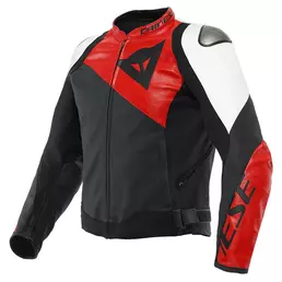 Dainese Sportiva Leather мотокуртка Lava Red Красный