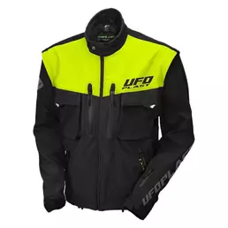 UFO Taiga With Protections jacke Черно-желтый