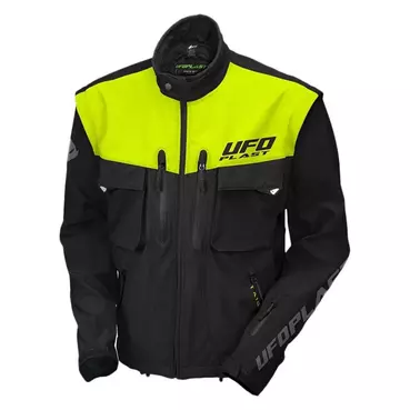 UFO Taiga With Protections jacke Черно-желтый