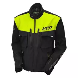 UFO Taiga With Protections jacke Черно-желтый