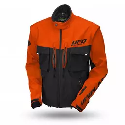 UFO Taiga With Protections jacke Черно-оранжевый