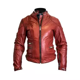 Helstons Pat Women's Leather мотокуртка Red Красный (размер: l)