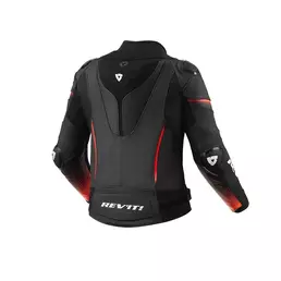 Rev'it Xena 4 Pro Leather мотокуртка Black Red Красный