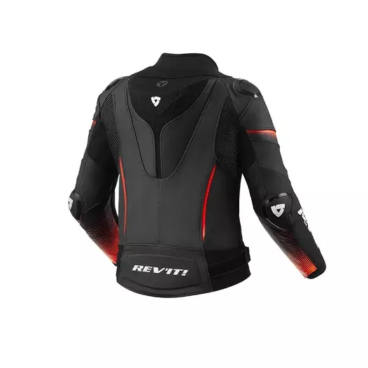 Rev'it Xena 4 Pro Leather мотокуртка Black Red Красный
