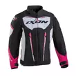 Ixon Striker Air Kid мотокуртка Black White Fuchsia Розовый (размер: 14ans)