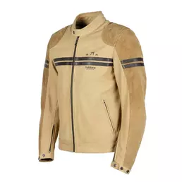 Helstons Chevy Air Leather мотокуртка Yellow Brown Желтый