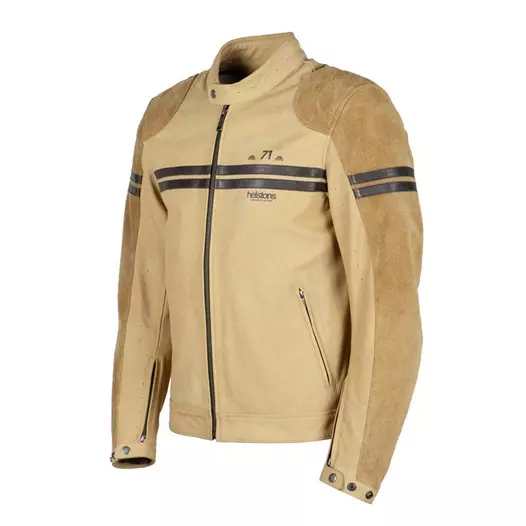 Helstons Chevy Air Leather мотокуртка Yellow Brown Желтый (размер: m)