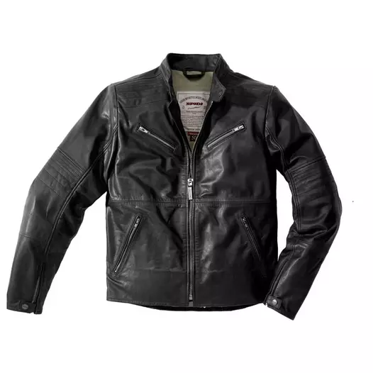 Spidi Garage Leather мотокуртка Black Черный (размер: 48)
