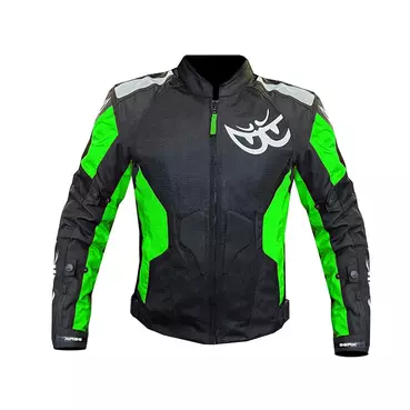 Berik Mesh Air мотокуртка Black Green Fluo
