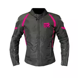 Berik Nylon Lady мотокуртка Black Fuchsia Розовый