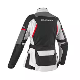Clover Scout 4 Wp Lady мотокуртка Grey Red Серый