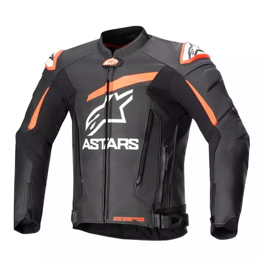 Alpinestars Gp Plus V4 Leather мотокуртка Red Fluo Красный (размер: 50)
