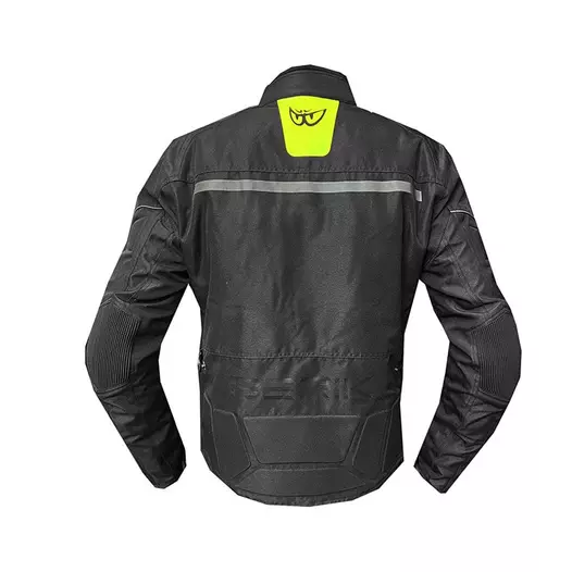 Berik Nylon мотокуртка Black Yellow Fluo Желтый