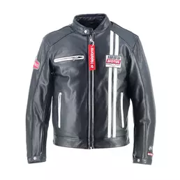 Helstons Boxer Motul Leather мотокуртка Black Черный