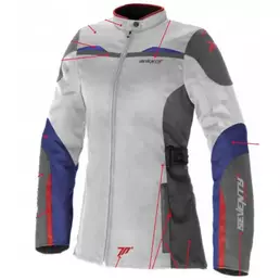 SEVENTY DEGREES SD-JC59 WP jacke Ice / Red / Blue