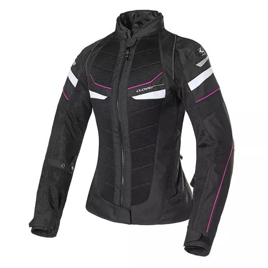 Clover Rainjet 2 Wp Lady мотокуртка Black Fuchsia Желтый (размер: xs)