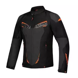 Ixon Caliber мотокуртка Black Anthracite Orange Оранжевый