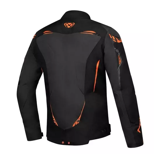 Ixon Caliber мотокуртка Black Anthracite Orange Оранжевый