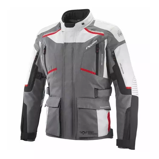 Ixon Midgard мотокуртка Grey Black Red Серый (размер: s)
