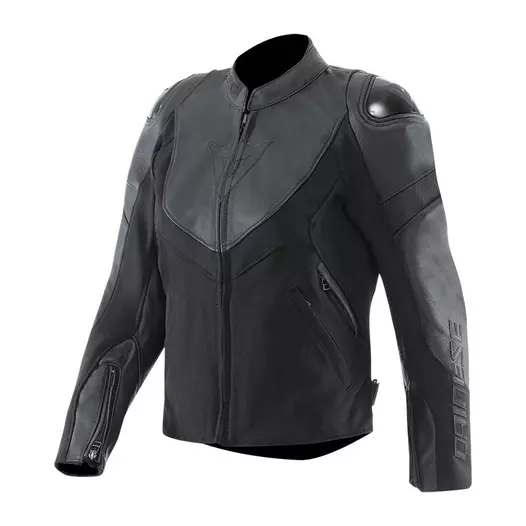 Dainese Iperattiva Wmn Leather мотокуртка Black Черный (размер: 44)