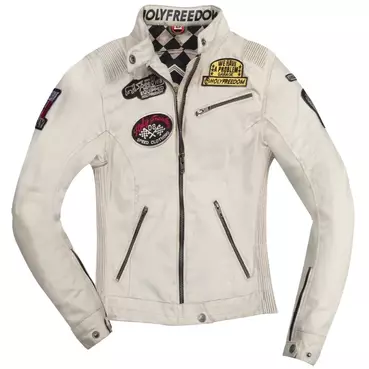 Women's Holyfreedom Waxed Off мотокуртка White Белый