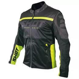 SHOT Softshell Lite 2.0 jacke Black / neon yellow