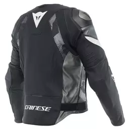 Dainese Avro 5 Leather мотокуртка Black White Белый