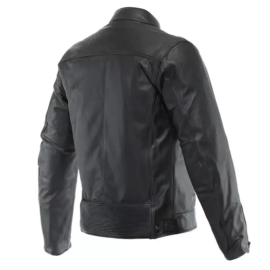 Dainese Zaurax Leather мотокуртка Black Черный