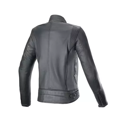 Alpinestars Stella Dyno Leather мотокуртка Black Grey Серый