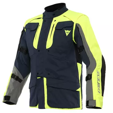Dainese Alligator Tex мотокуртка Black Yellow Желтый