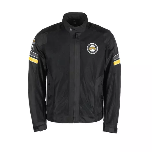 Helstons Elron Mesh мотокуртка Black Yellow White Черный (размер: l)