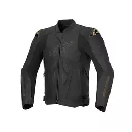 Alpinestars Dusk Leather мотокуртка Black Laser