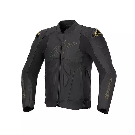 Alpinestars Dusk Leather мотокуртка Black Laser (размер: 48)