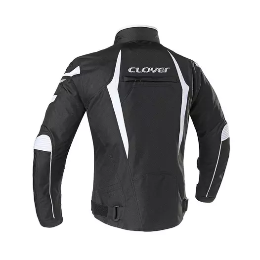 Clover Airblade 4 мотокуртка Black White Белый