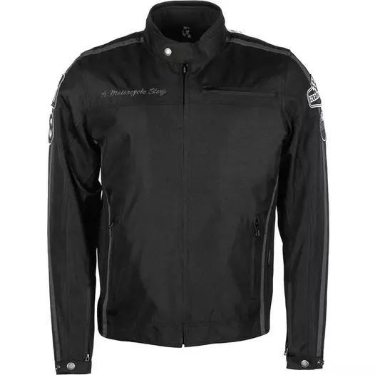 Helstons King Tissu мотокуртка Black Черный