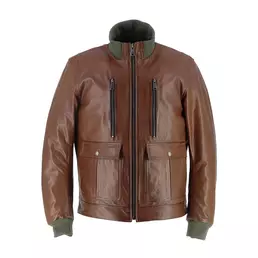 Helstons Downtown Leather мотокуртка Brown Коричневый