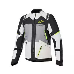 Alpinestars Andes V4 Drystar мотокуртка Grey Yellow Желтый