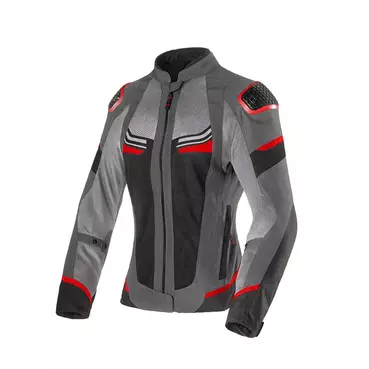 Clover Airjet 6 Lady мотокуртка Grey Red Красный
