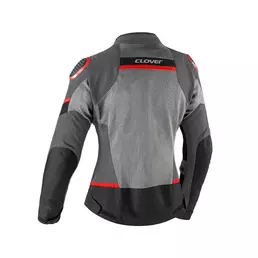 Clover Airjet 6 Lady мотокуртка Grey Red Красный