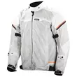 LS2 Textil Riva jacke Light Grey / High Vis Orange